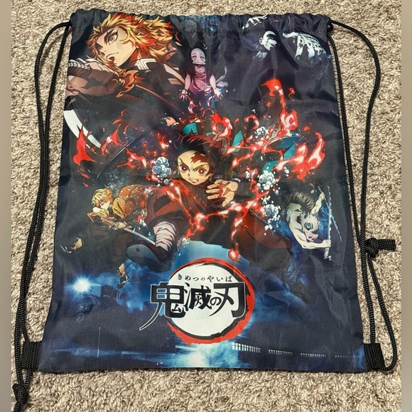 Demon Slayer Drawstring Backpack - Picture 1 of 4